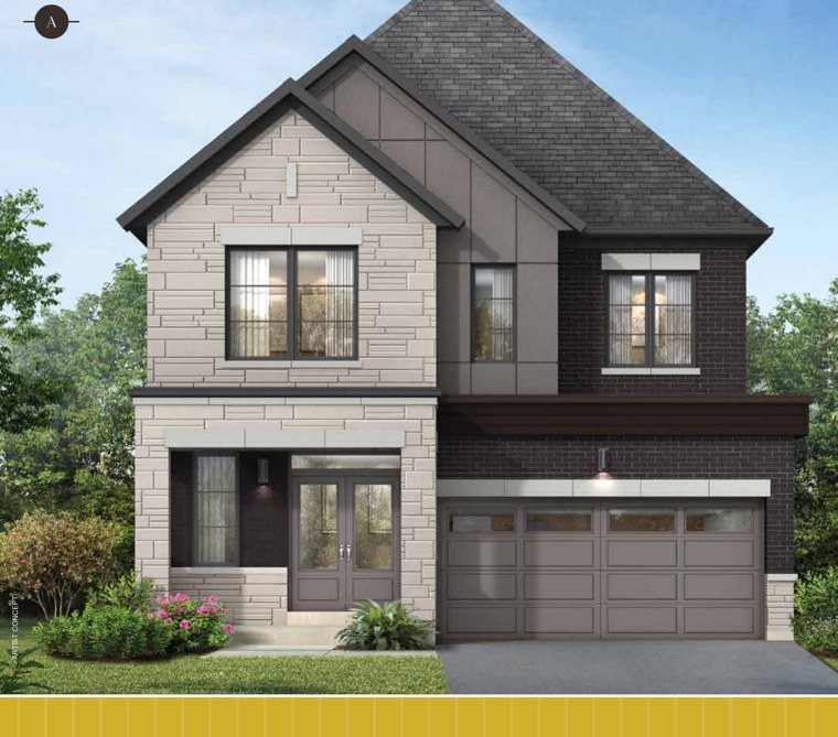 Seaside model, 38' detached home example