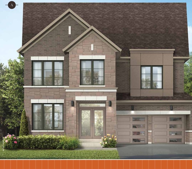 Rendering of a 45' detached home planned for Unionglen