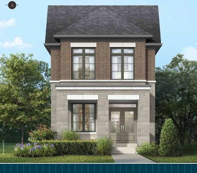 Pondside model, 26' detached home example